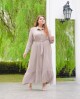 Mikayla Buttoned Dress (Light Taupe)